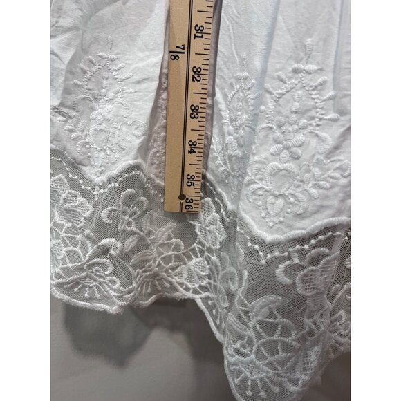 Cato White‎ Sleeveless Lace Women’s Dress  Braided Brown Belt Size 12 - Picture 5 of 13